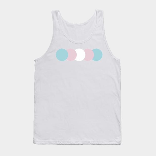 Trans | Muted | Subtle Pride Tank Top by PrinceSnoozy